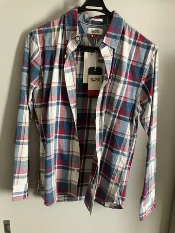 HILFIGER DENIM 긴팔 셔츠 85 사이즈 체크 무늬