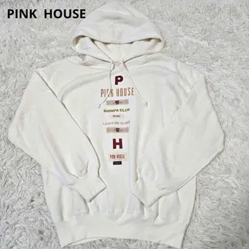 PINK HOUSE 핑크하우스 후드티 화이트