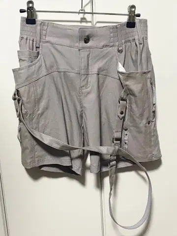 ozz croce 레그링풍 숏팬츠 그레이 오즈온