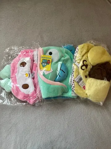 SAZAC 산리오 인형옷 캡 3종 세트