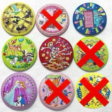 디즈니 자수 캔뱃지 겨울왕국 피터팬 리멤버 미 묶음