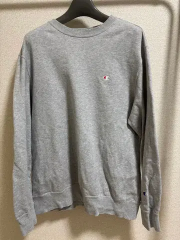 Champion 그레이 크루넥 트레이닝복