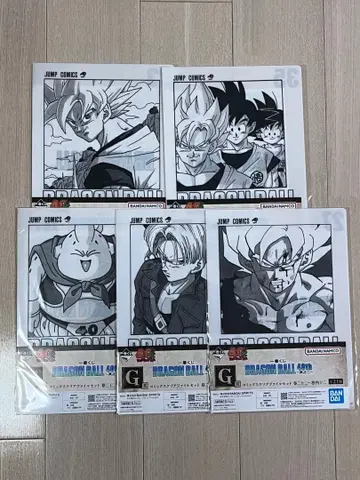 드래곤볼 제일복권 40주년 G상 클리어 파일 5매