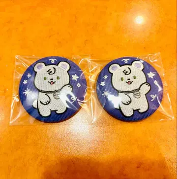 니지산지 IMPACT 사카키 네스 자수 캔뱃지 2개