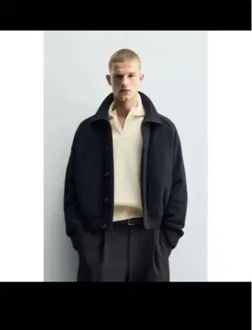 ZARA 리브 옷깃 절개 자켓