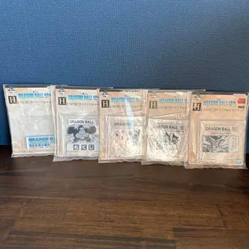 미개봉 새상품 드래곤볼 제일복권 1번 복권 H상 5종 세트