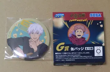 주술회전 세가 럭키 쿠지 G상 캔뱃지 고죠