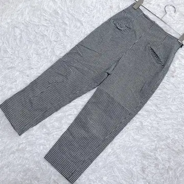 agnes b 에네스베(38) 캐주얼 팬츠 바지 깅엄 체크