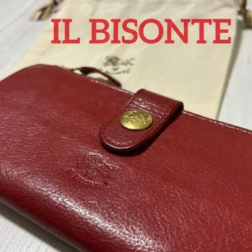 [ IL BISONTE ] 일비종떼 장지갑 레드