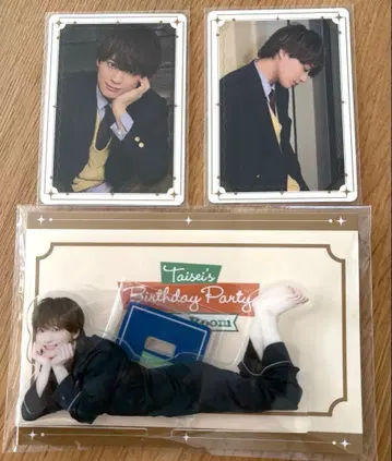 후쿠모토 타이세이 벌스데이 이벤트 아크릴 스탠드 트레이딩 카드 2장