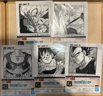 드래곤볼 제일복권 40th G상 클리어 파일 5종 세트