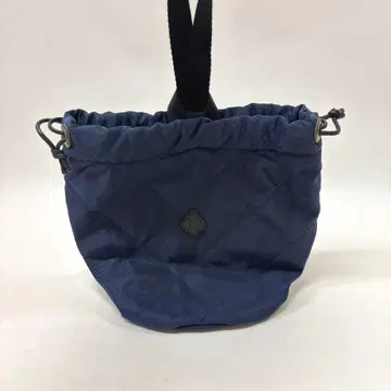 CLEDRAN 복조리백 네이비 퀼팅