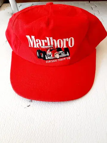 90s Marlboro RacingTeam 92 캡 기업 로고
