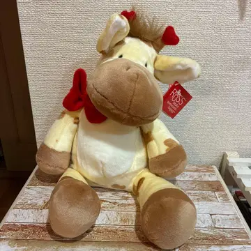하트 뿔 기린 봉제 인형