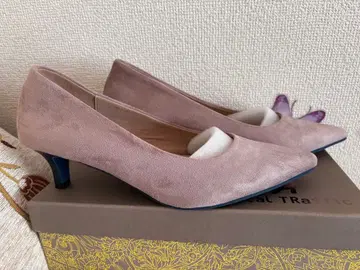 Oriental Traffic 핑크 스웨이드 펌프스 사이즈 39