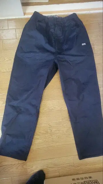 KARAKU 와이드 팬츠 네이비