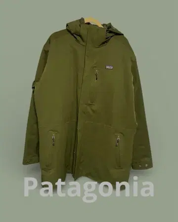 Patagonia Tres 3 in 1 파카 올리브 그린 XL