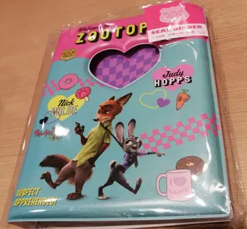 미개봉 새상품 주토피아 씰 바인더 씰북 디즈니