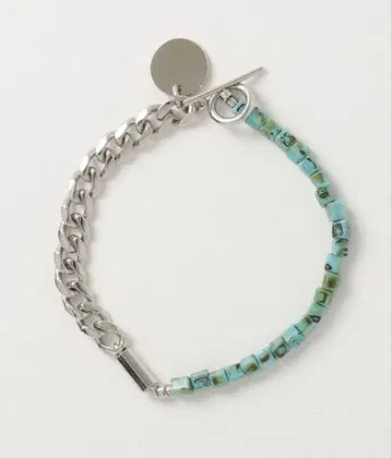 [ 새상품급 ] JIEDA 스위칭 비즈 팔찌 터콰이즈