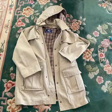 MARUZEN 후드 부착 트렌치코트 베이지