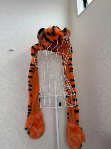 디즈니 티거 머플러 캡 팬 캡 장갑