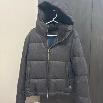 ABAHOUSE 후드 부착 다운 자켓 사이즈 2 그레이