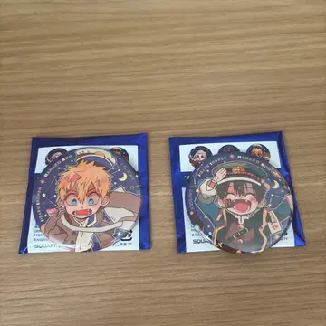 지박소년 하나코 군 우주 스테이션 캔 배지 미나모토 코우 츠카사 군