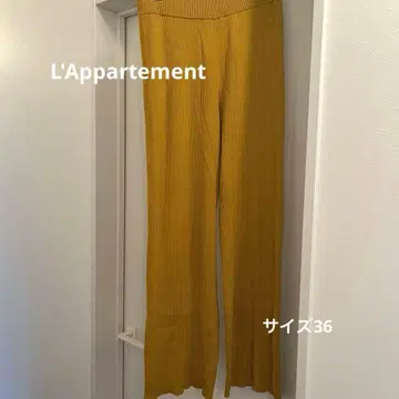 L'Appartement 라빠르망 두지엠 클라세 리브 니트 팬츠