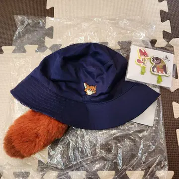 디즈니 스토어 주토피아 닉 버킷햇 헤어 클립 세트