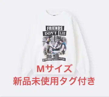 GU 헤비 웨이트 맨투맨 풀오버 스트레인저 싱스 미지의 세계