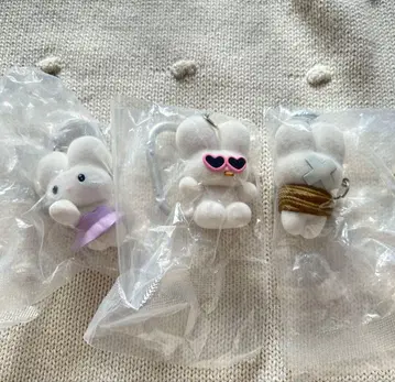 beco+81 피규어 마스코트 엉덩이 귀 토끼 3종 세트