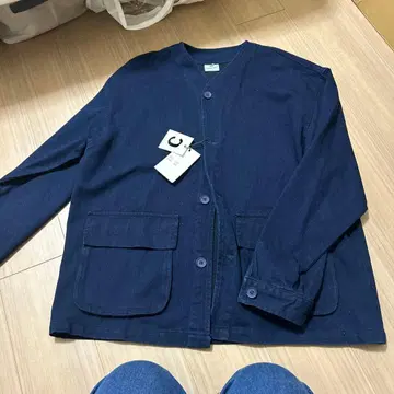 CHANGE WELL 데님 자켓 네이비