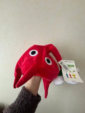피크민 빨간색 캐릭터 모자