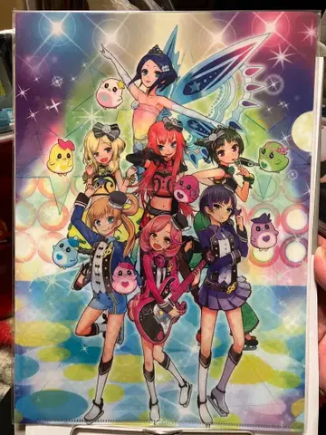 프리티 리듬 레인보우 라이브 A4 클리어 파일