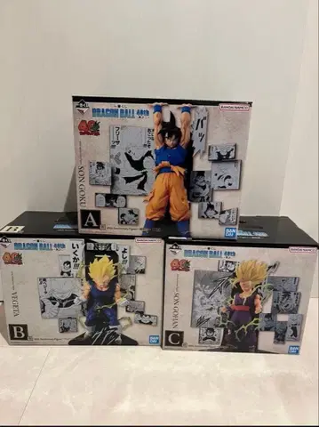 제일복권 DRAGON BALL 40th ~그 두 번째~ ABC상 세트