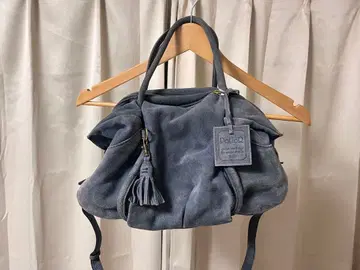 Potior 스웨이드 그레이 숄더백