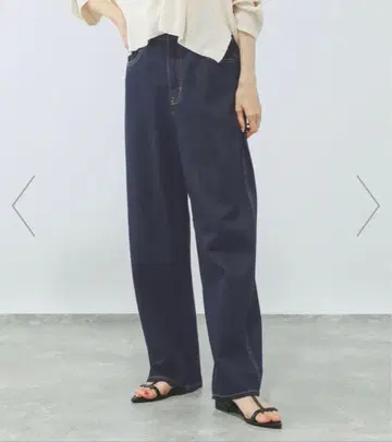 새상품 글로벌 워크 GOOD 데님 배기 팬츠