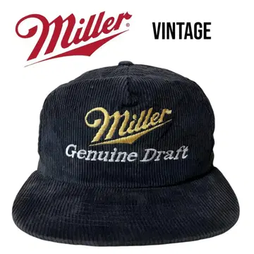 90s Miller Genuine Draft 밀러 코듀로이 캡