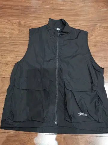 CAMP7 블랙 베스트 L 사이즈