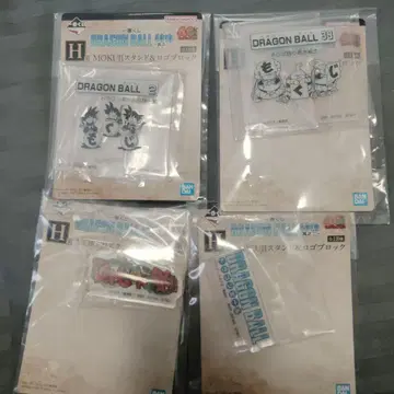 제일복권 드래곤볼 로고 블록 4세트