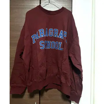 Paragraph 칼리지스쿨 빅 크루 맨투맨 브라운