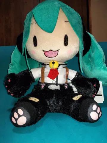 하츠네 미쿠 후와푸치 LL 봉제 인형 냥코