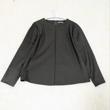 레어 띠어리 럭스 풀오버 블라우스 울 카키 40