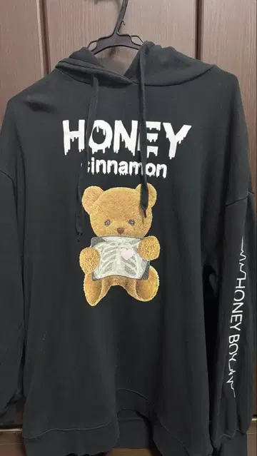 Honey Cinnamon 곰 후드티