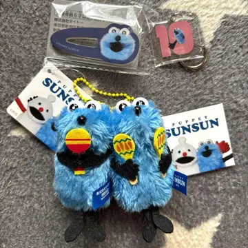 퍼펫 순순 봉제 인형 마스코트 헤어 클립