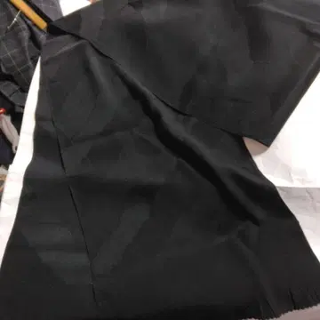 오비 장식 천 (블랙)