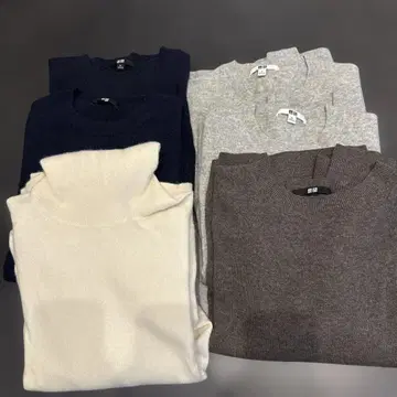 유니클로 캐시미어 6개 세트