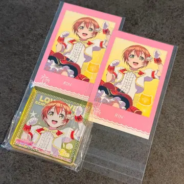 호시조라 린 러브 라이브 캐릭터 카페 아크릴 블록 인스타풍 포토 카드