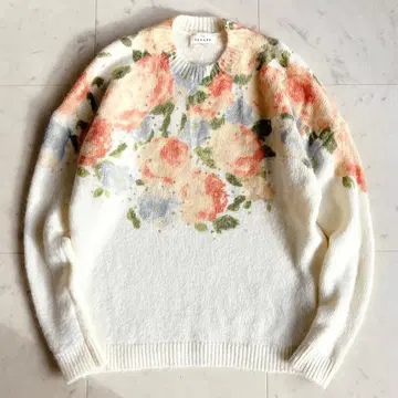 Sezane 세잔느 플로럴 꽃무늬 크루넥 니트