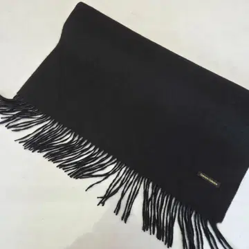 [컨디션 최상] 캐시미어 100% 스톨 블랙